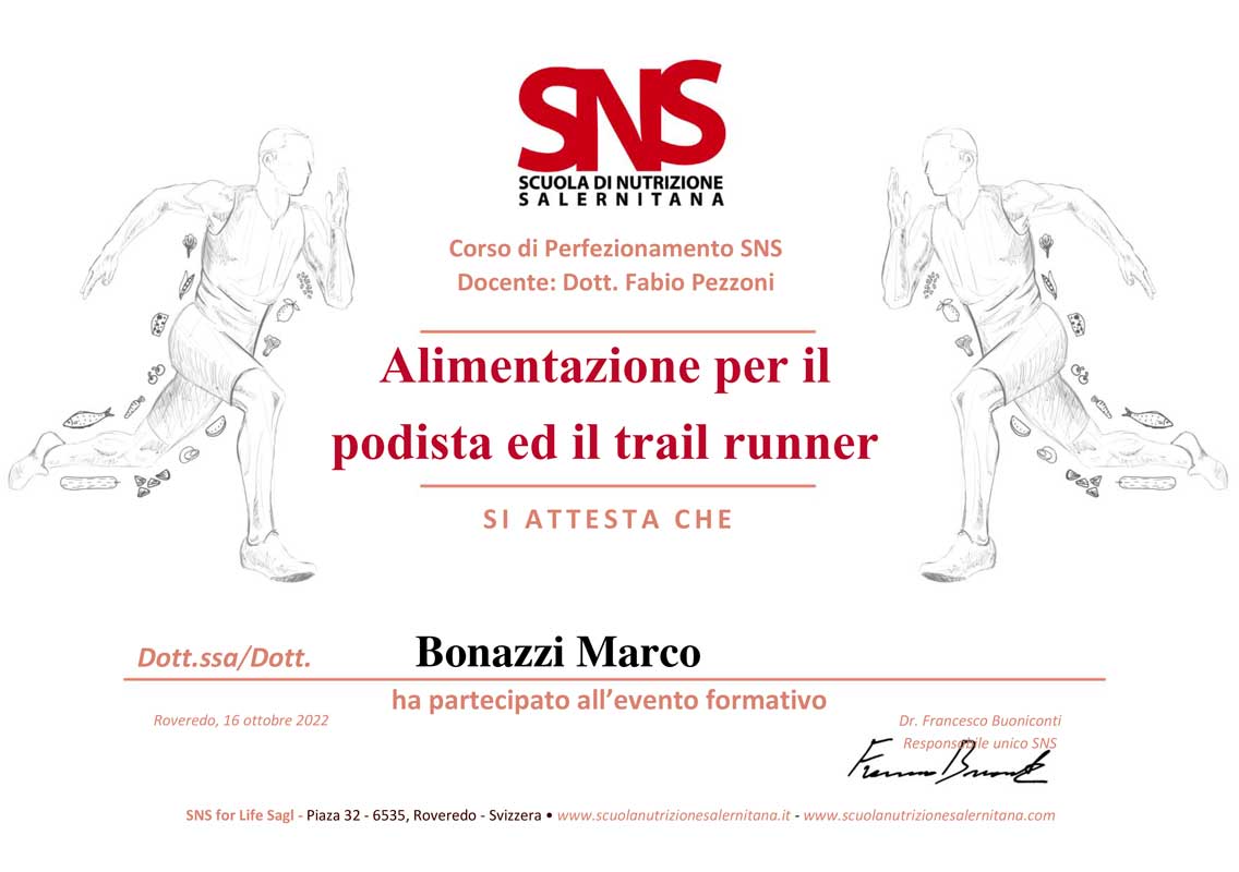 Attestato-podismo